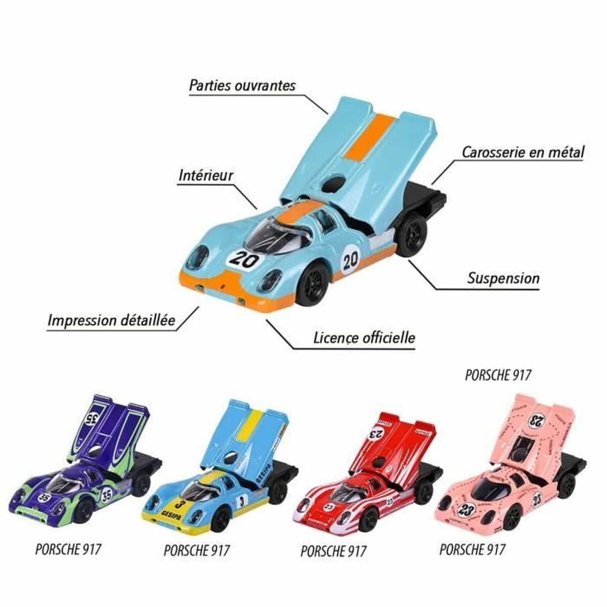 Automobilis Majorette Porsche 917 giftpack