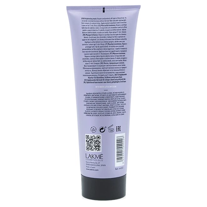 Lakme Teknia White Silver plaukų kaukė 250 ml