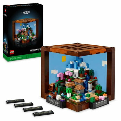 Statybos rinkinys Lego Minecraft 21265 Workbench 1195 Dalys