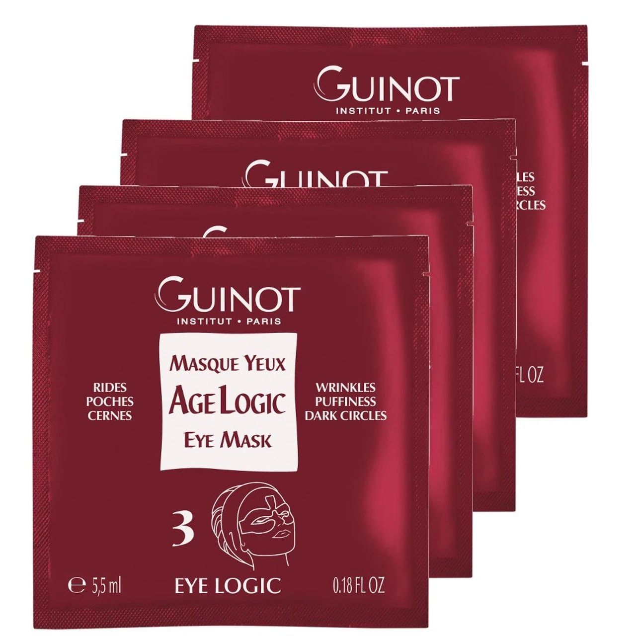 Guinot Age Logic Yeux paakių kaukė 4 x 5.5 ml