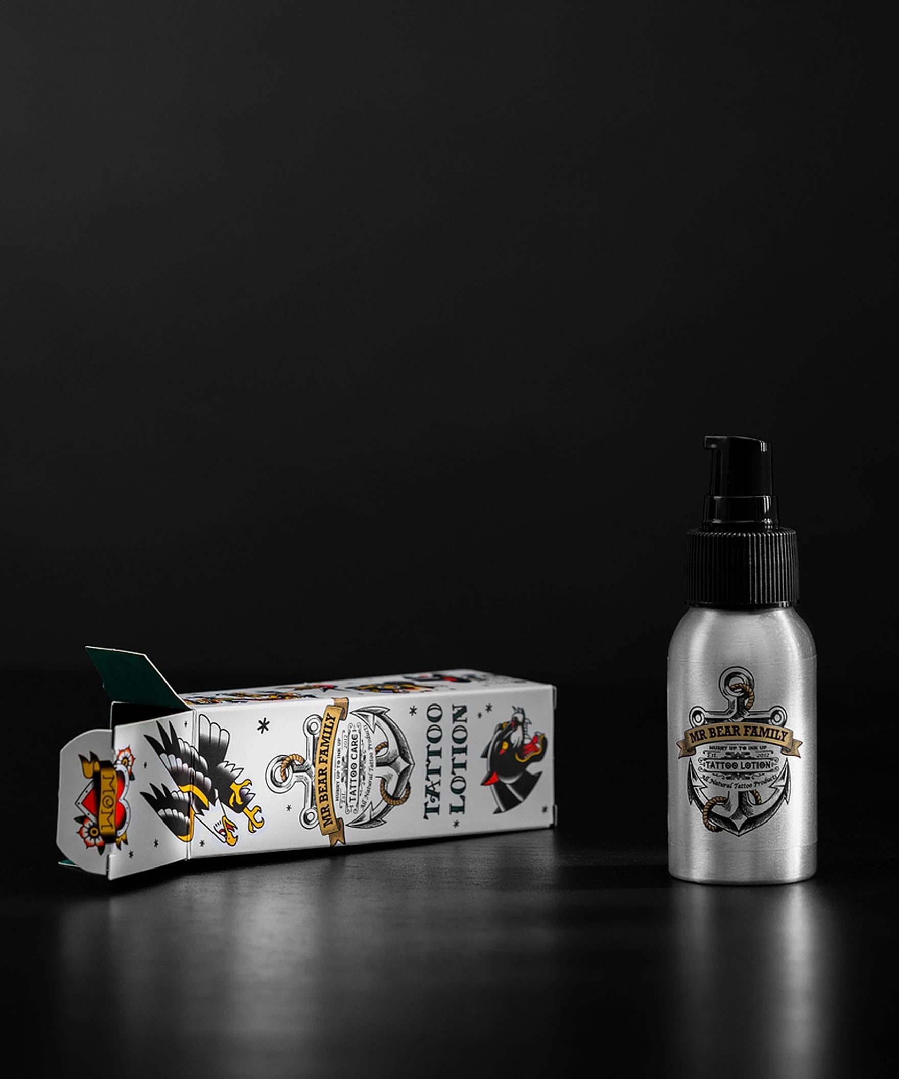 Kūno losjonas „Mr Bear Family Tattoo“, 50 ml