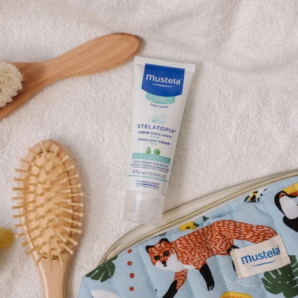 Mustela Stelatopia minkštinamasis veido kremas 40ml