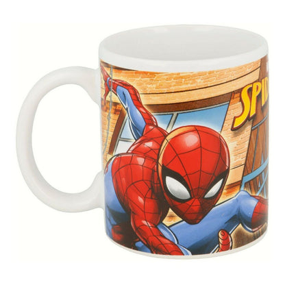 Puodelis Spider-Man Great power Mėlyna Raudona Keramikinis 350 ml