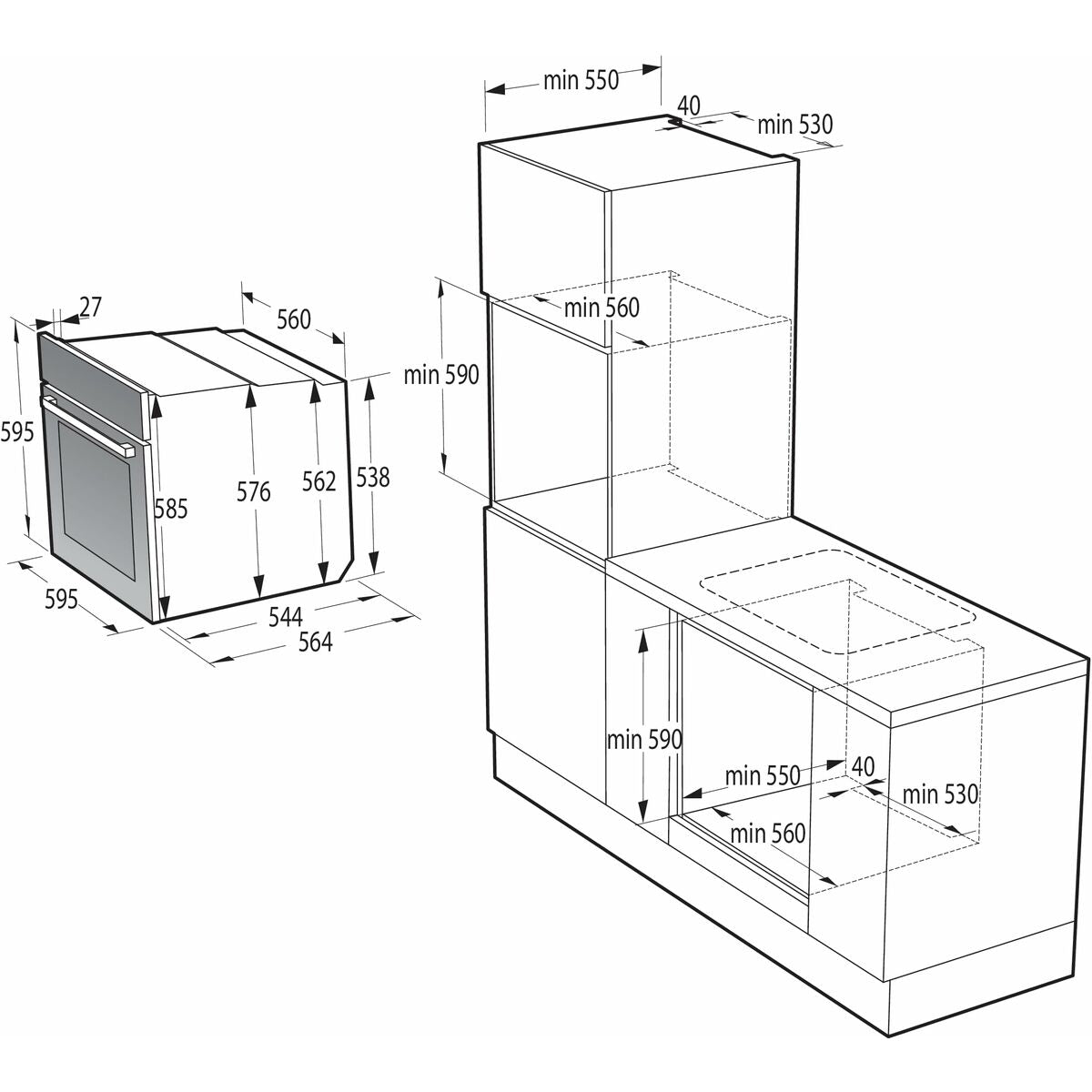 Pirolitinė orkaitė Hisense BI64EPXE1SOL 3500 W