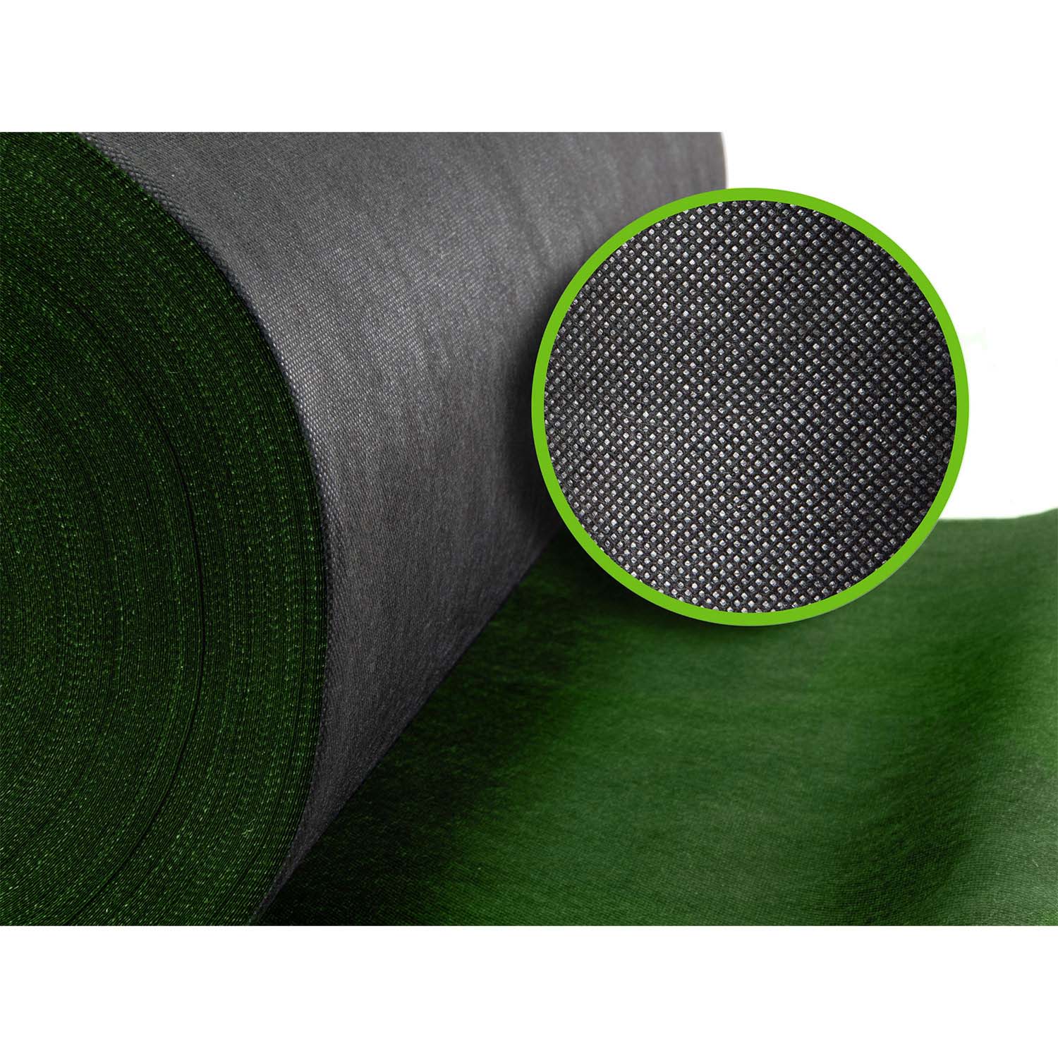Agrofilinas sodas 1,6 m x 100 m 90 g/m2 + 100 spygliuočių Plonos - juoda-žali