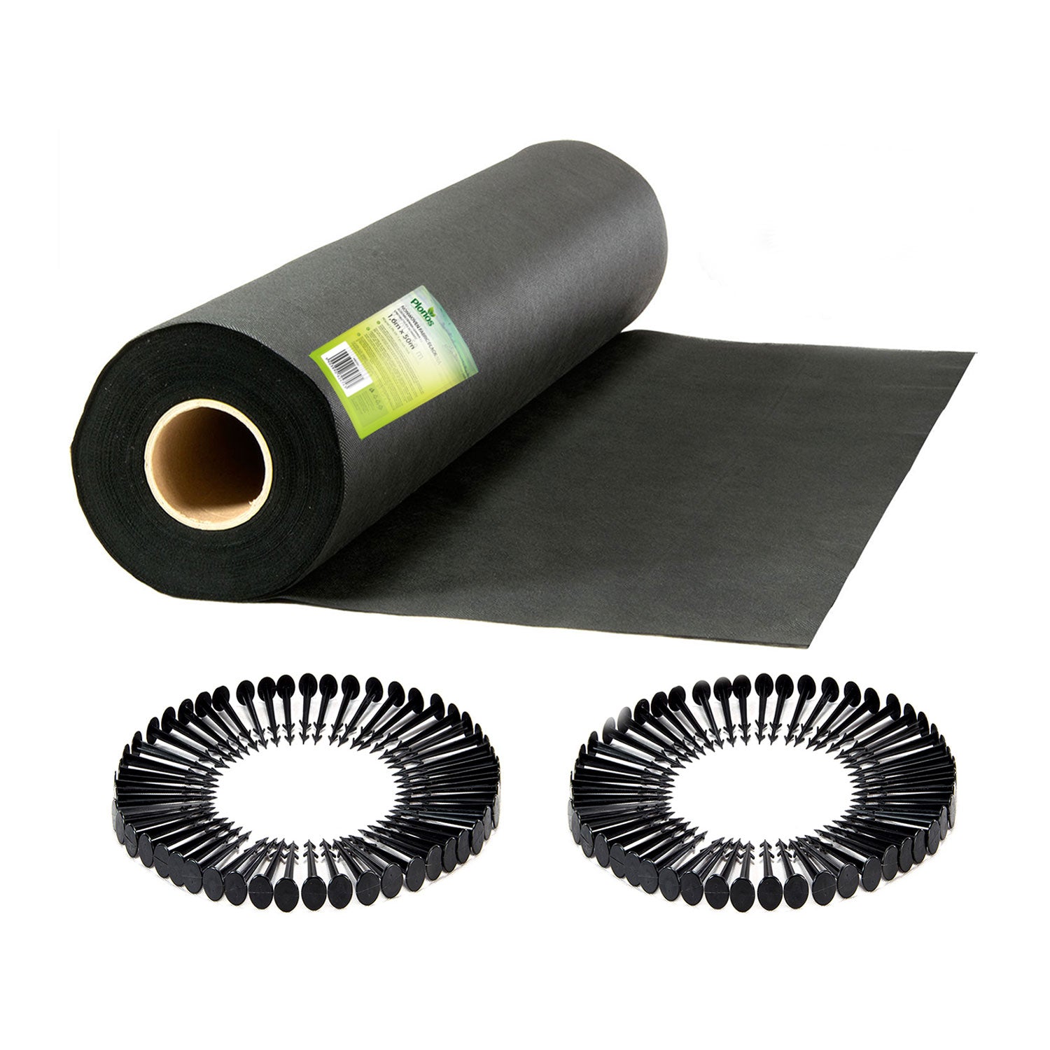 1.6 m x 50 m 90 g/m2 + 100 Plonos - juoda
