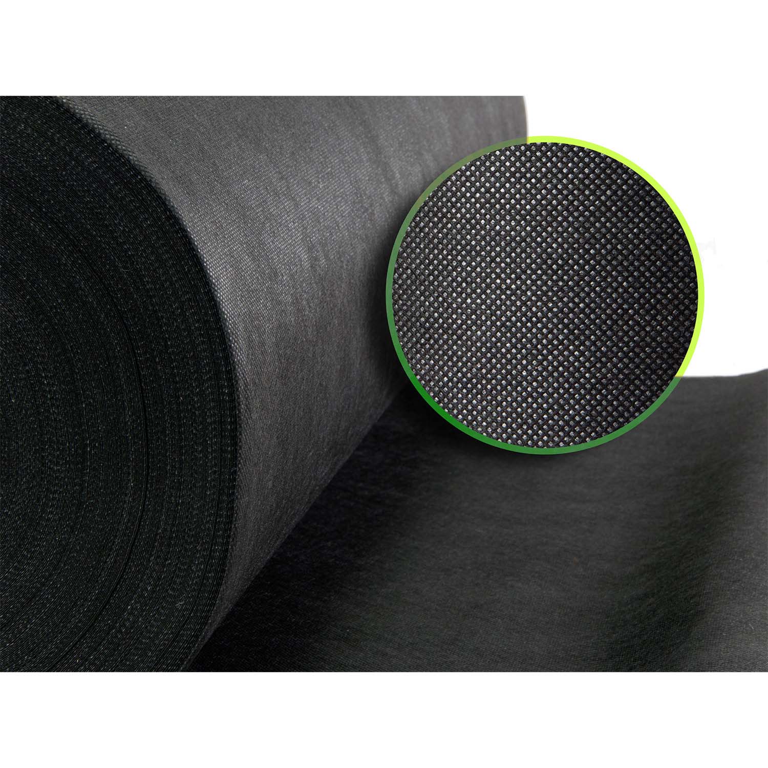 1.6 m x 50 m 90 g/m2 + 100 Plonos - juoda