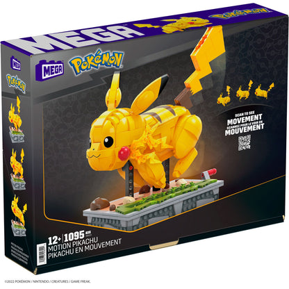 Statybos rinkinys Pokémon Mega Construx - Motion Pikachu 1095 Dalys