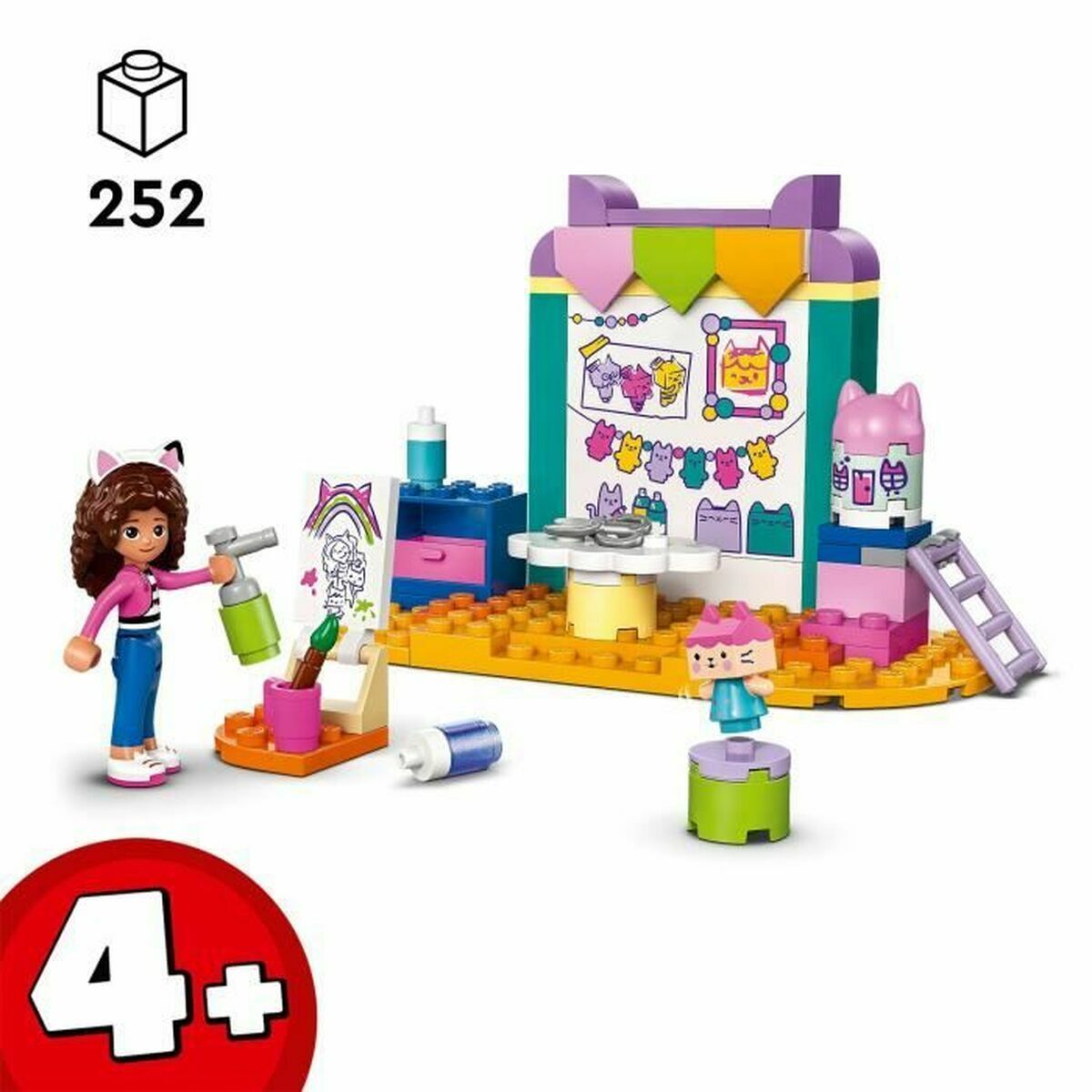 Statybos rinkinys Lego Gabby's Magical Dollhouse Spalvotas