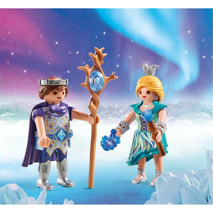 Figūrėlės su judančiomis kojomis ir rankomis Playmobil 71208 Princas Princesė 15 Dalys Duo