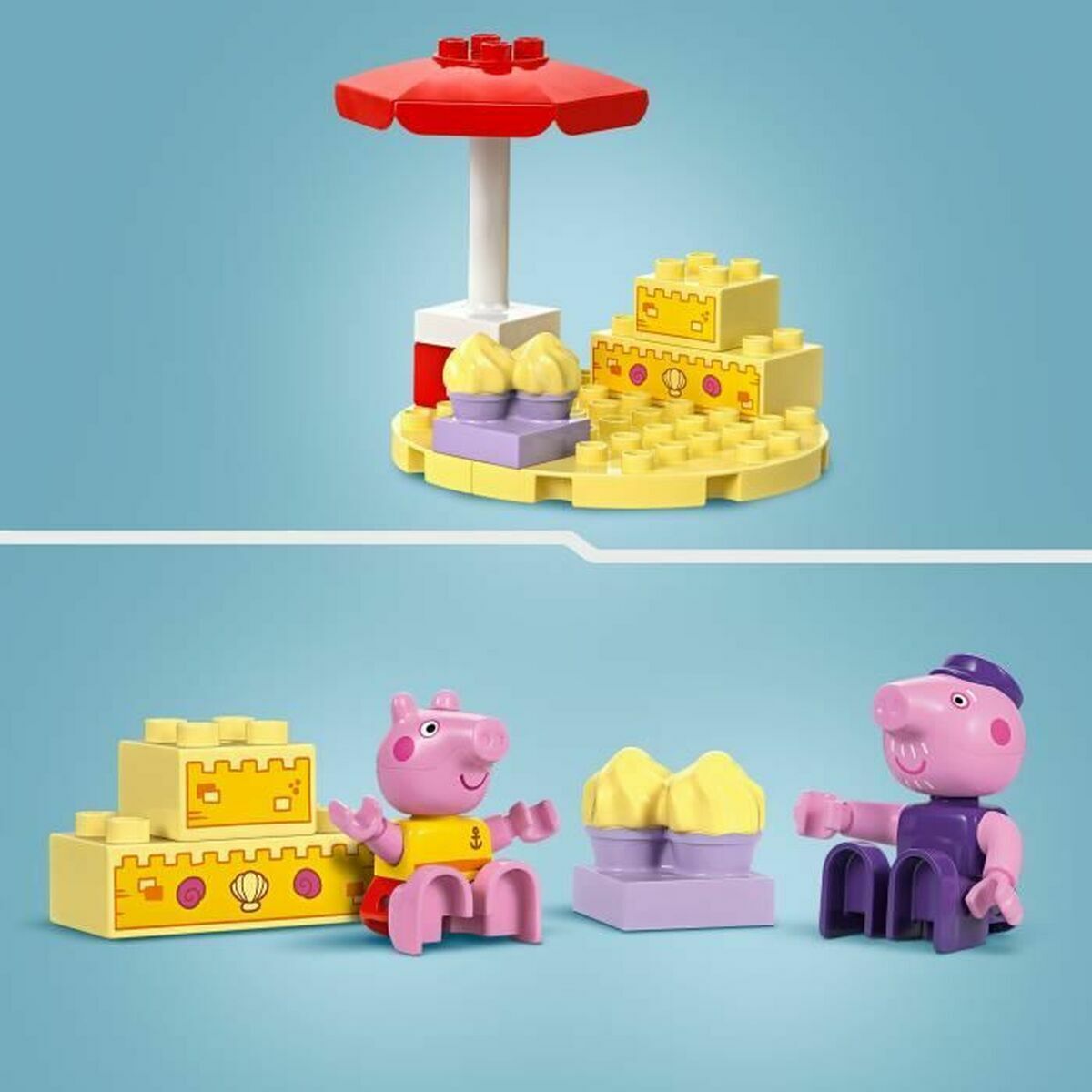 Statybos rinkinys Lego Peppa Pig's Boat Trip Spalvotas