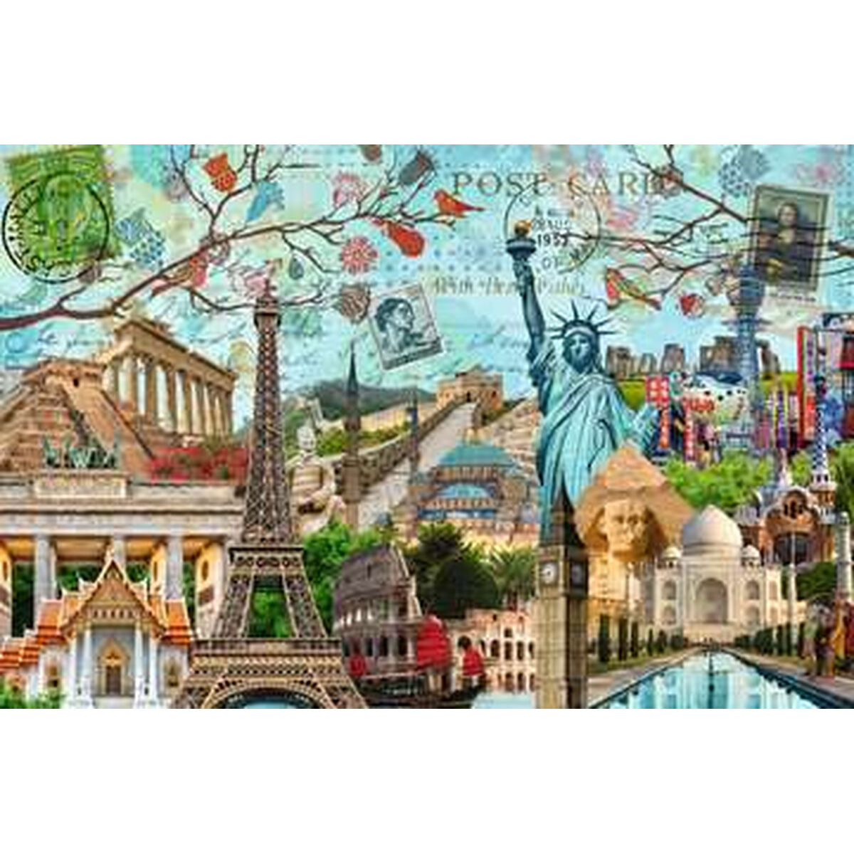 Dėlionė Ravensburger 17118 Big Cities Collage 5000 Dalys