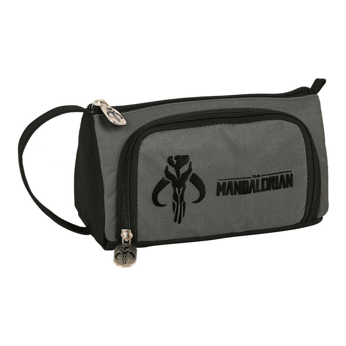 Mokyklinis dėklas The Mandalorian Juoda Pilka 20 x 11 x 8.5 cm (32 Dalys)