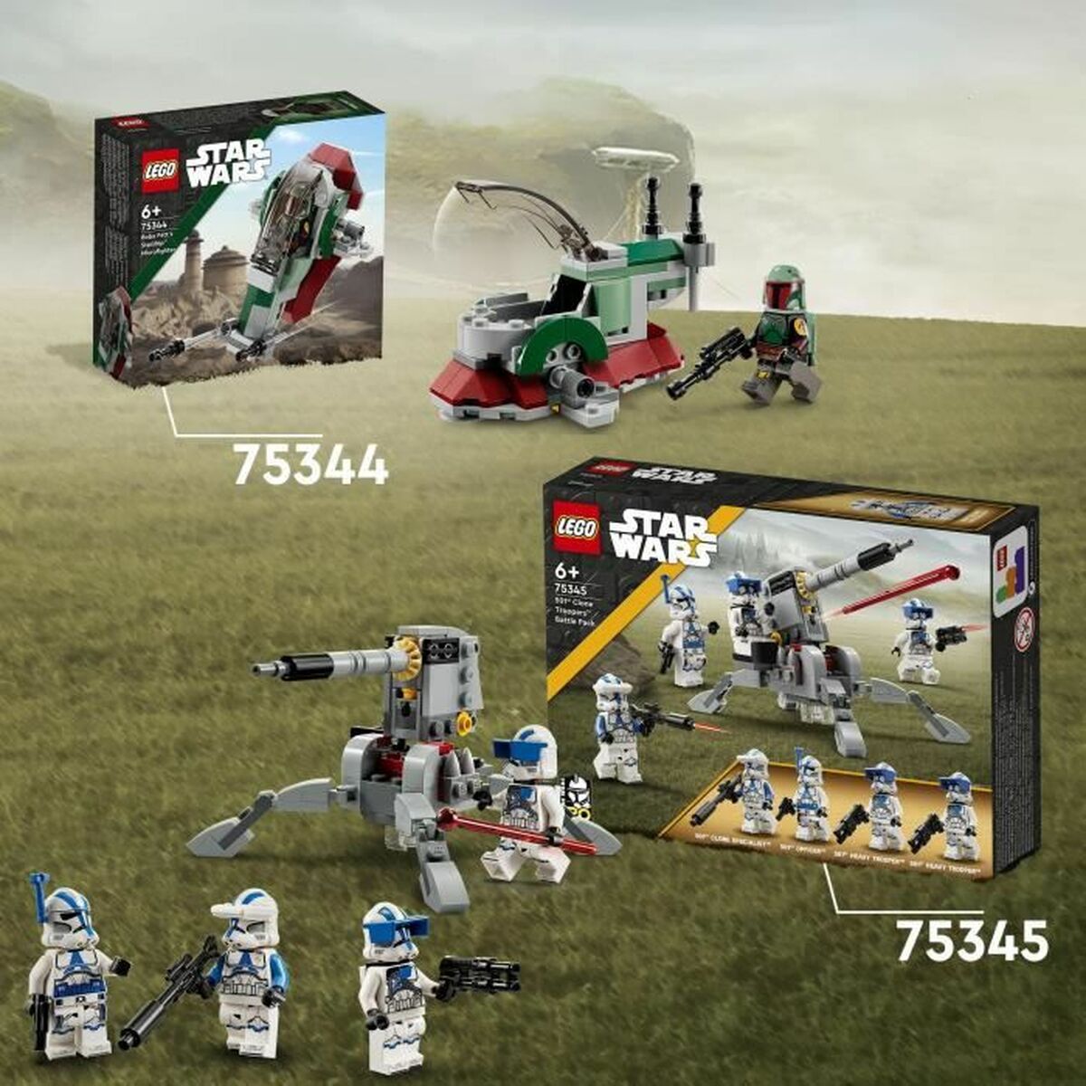 Statybos rinkinys Lego Star Wars 75345 Fighting Pack of the Troopers Clone of the 501st Legion