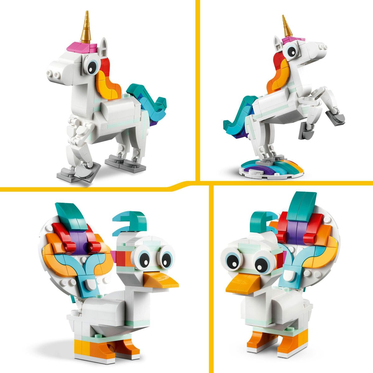 Statybos rinkinys Lego Creator Magic Unicorn 31140 3 viename 145 Dalys