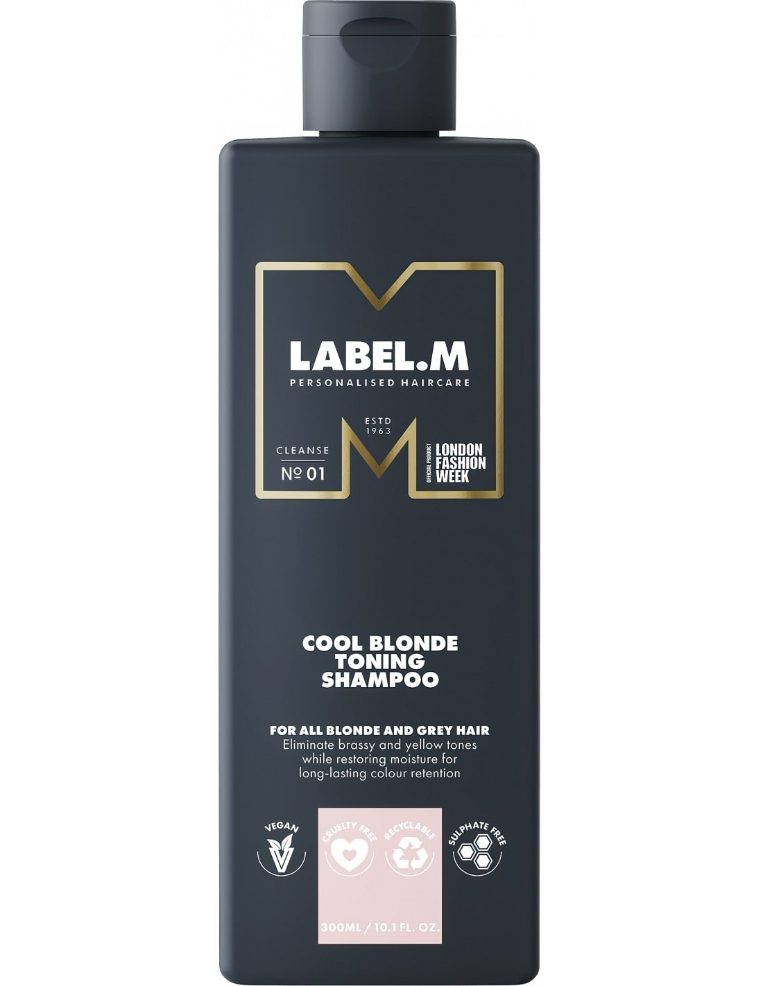 Label.m Cool Blonde tonizuojantis šampūnas 300 ml