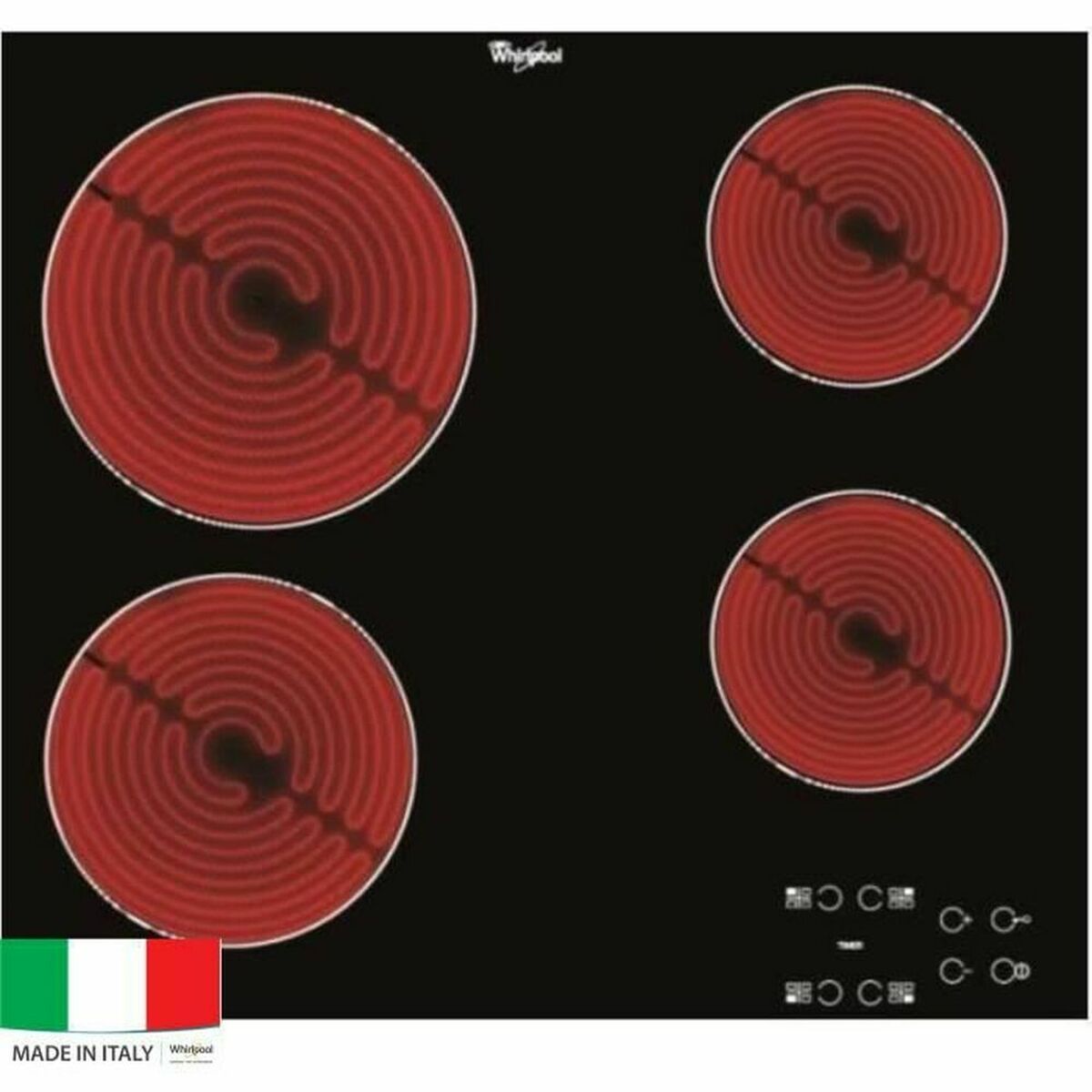 Indukcinė kaitlentė Whirlpool Corporation AKT8090NE 60 cm 6200 W