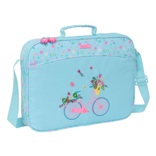 Mokyklinė kuprinė Safta Bicicleta Mėlyna 38 x 28 x 6 cm