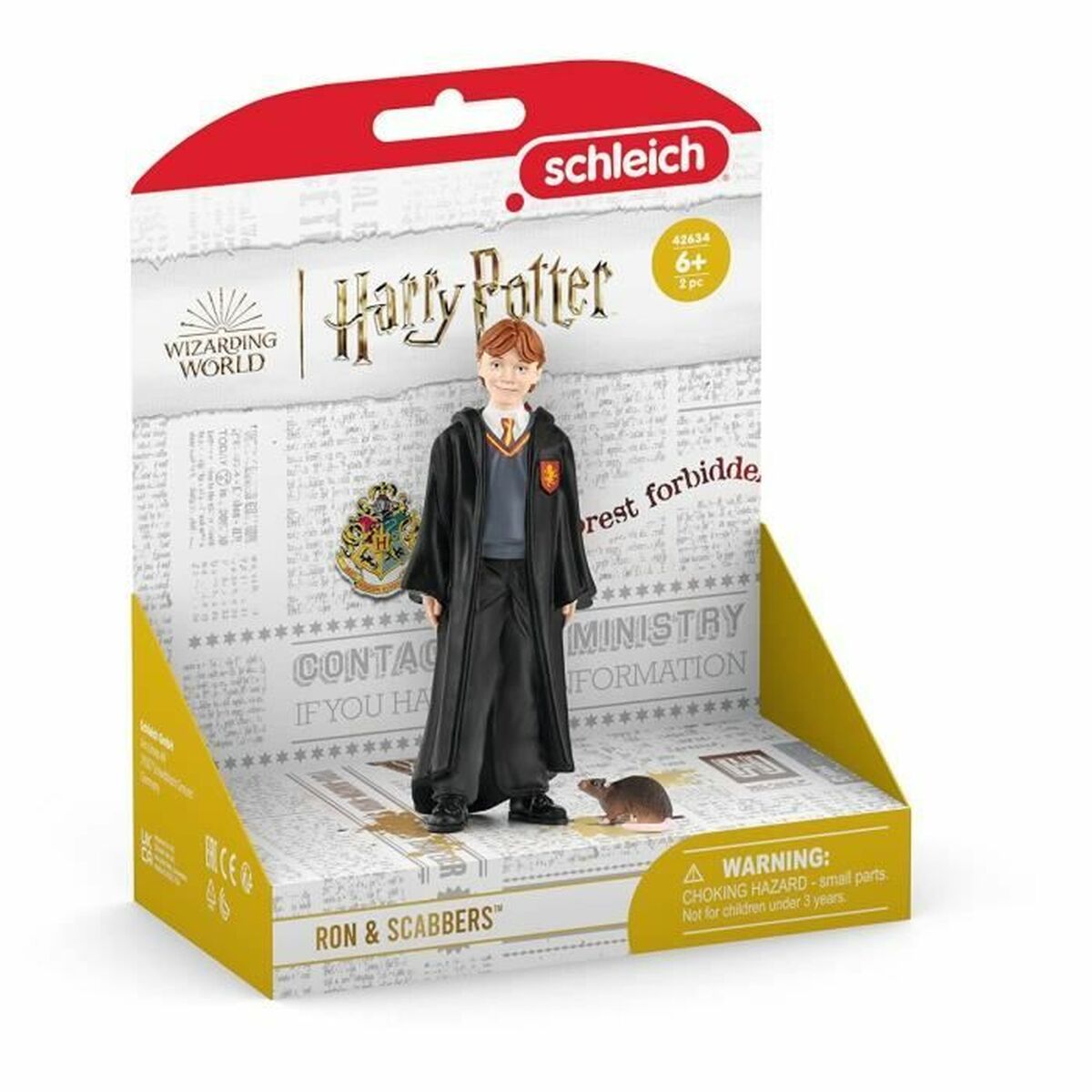 Veiklos rodikliai Schleich Ron Weasley & Scabbers Šiuolaikiškas