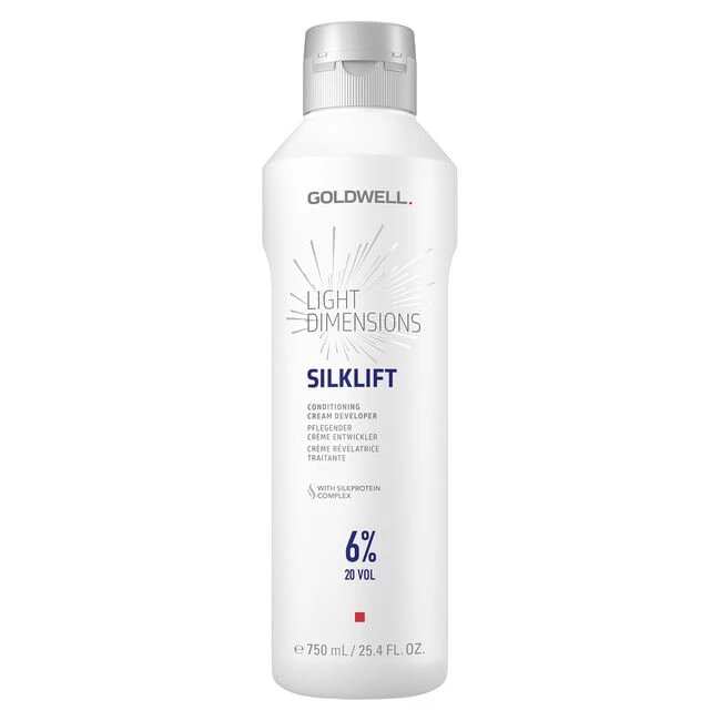 Goldwell Light Dimensions Silklift 6% kondicionuojamasis kremas Developer 750 ml