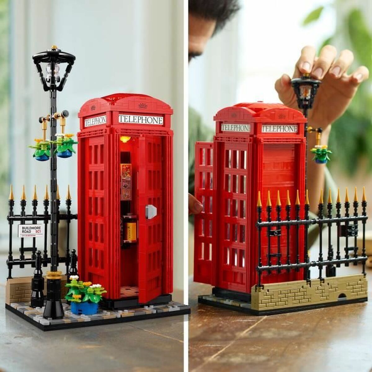 Statybos rinkinys Lego 21347 London Telephone Booth 1460 Dalys