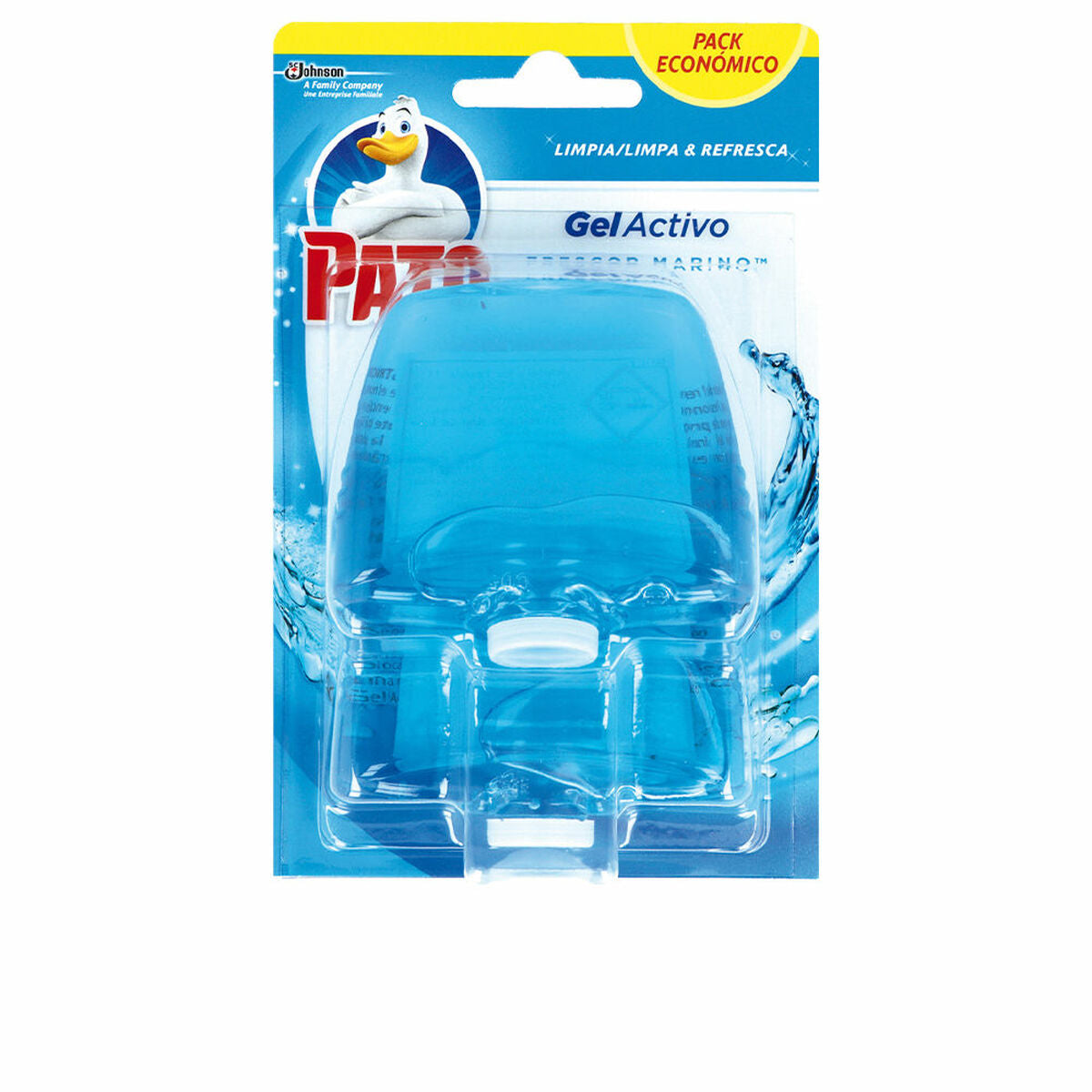 Toilet air freshener Pato Gel Activo Tamsiai mėlyna 2 vnt. Dezinfekavimo priemonė