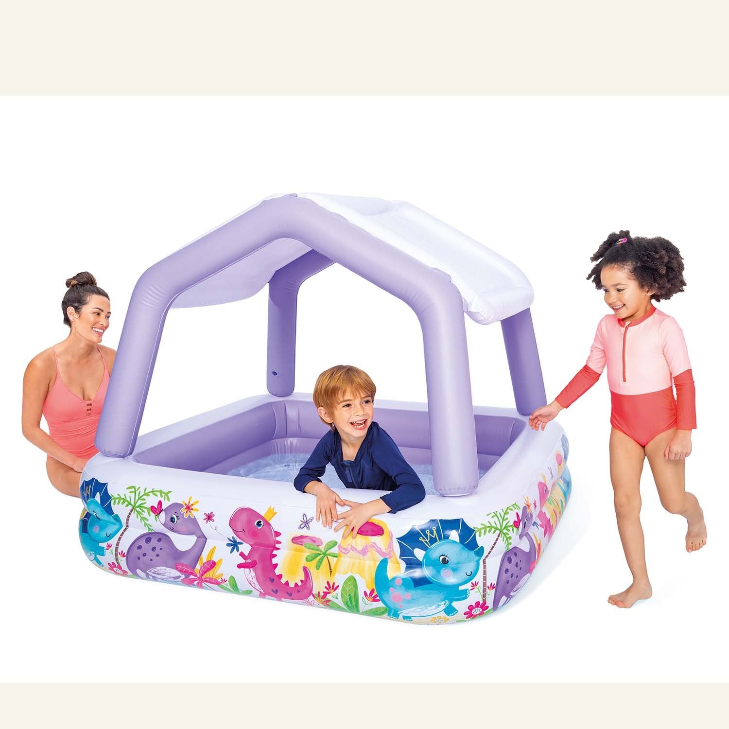 Dūtinis baseinas Akvariumas su 157 x 157 x 122 cm stogu INTEX 57470
