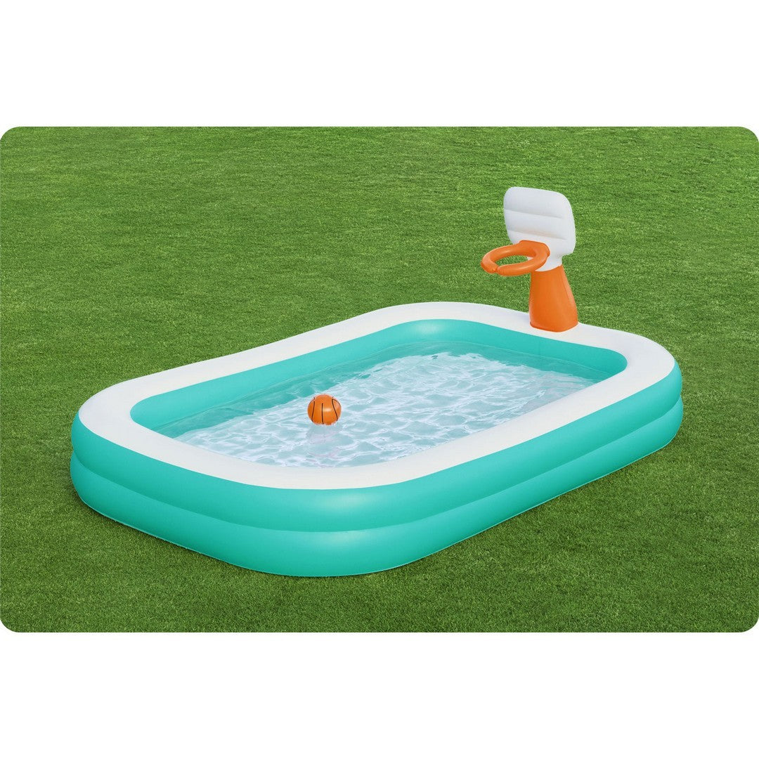 Dunk'N Splash 251 cm x 168 cm x 102 cm pučiamasis baseinas