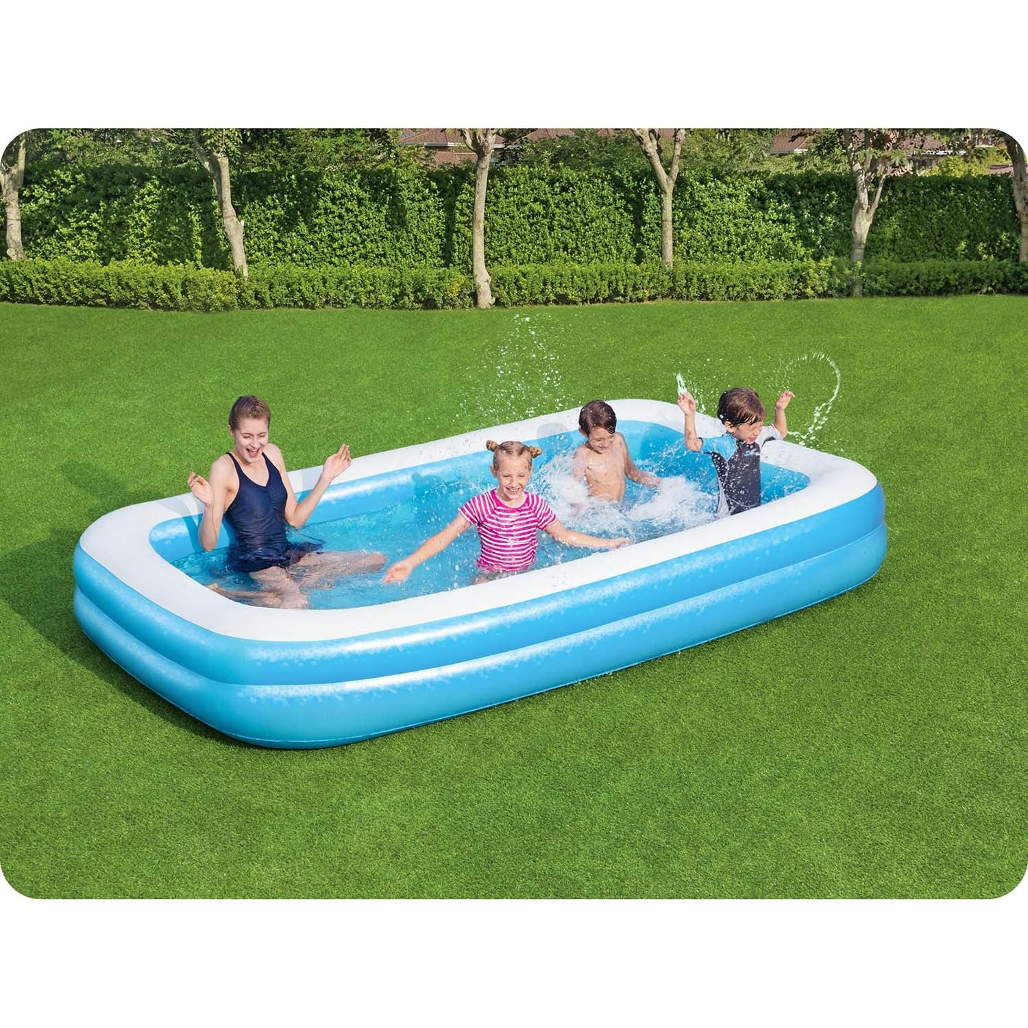 Šeimos pučiamasis baseinas 305 x 183 x 46 cm Bestway 54150