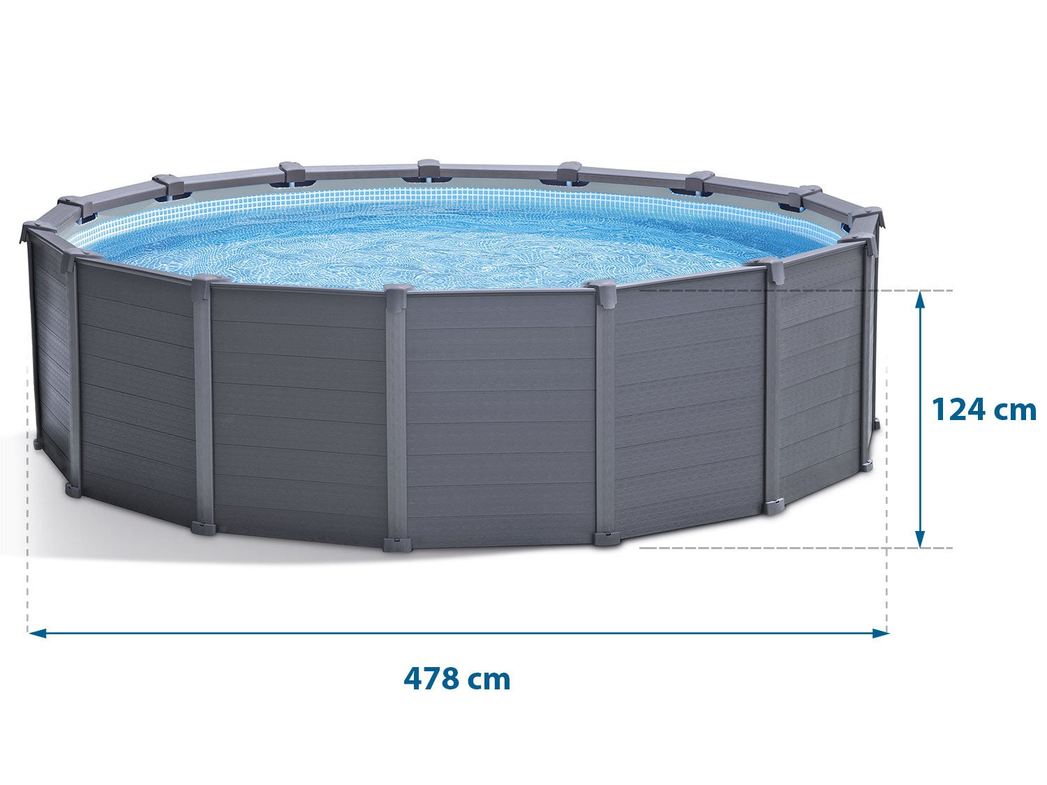 478 x 124 cm 18v1 INTEX 26384 sodinis baseinas