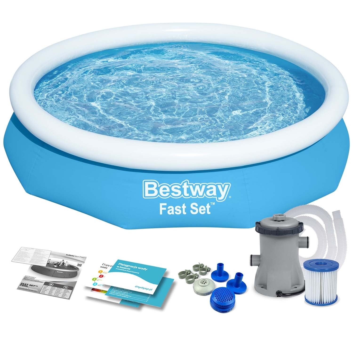 244 x 61 cm 9w1 Bestway 57450 sodo baseinas