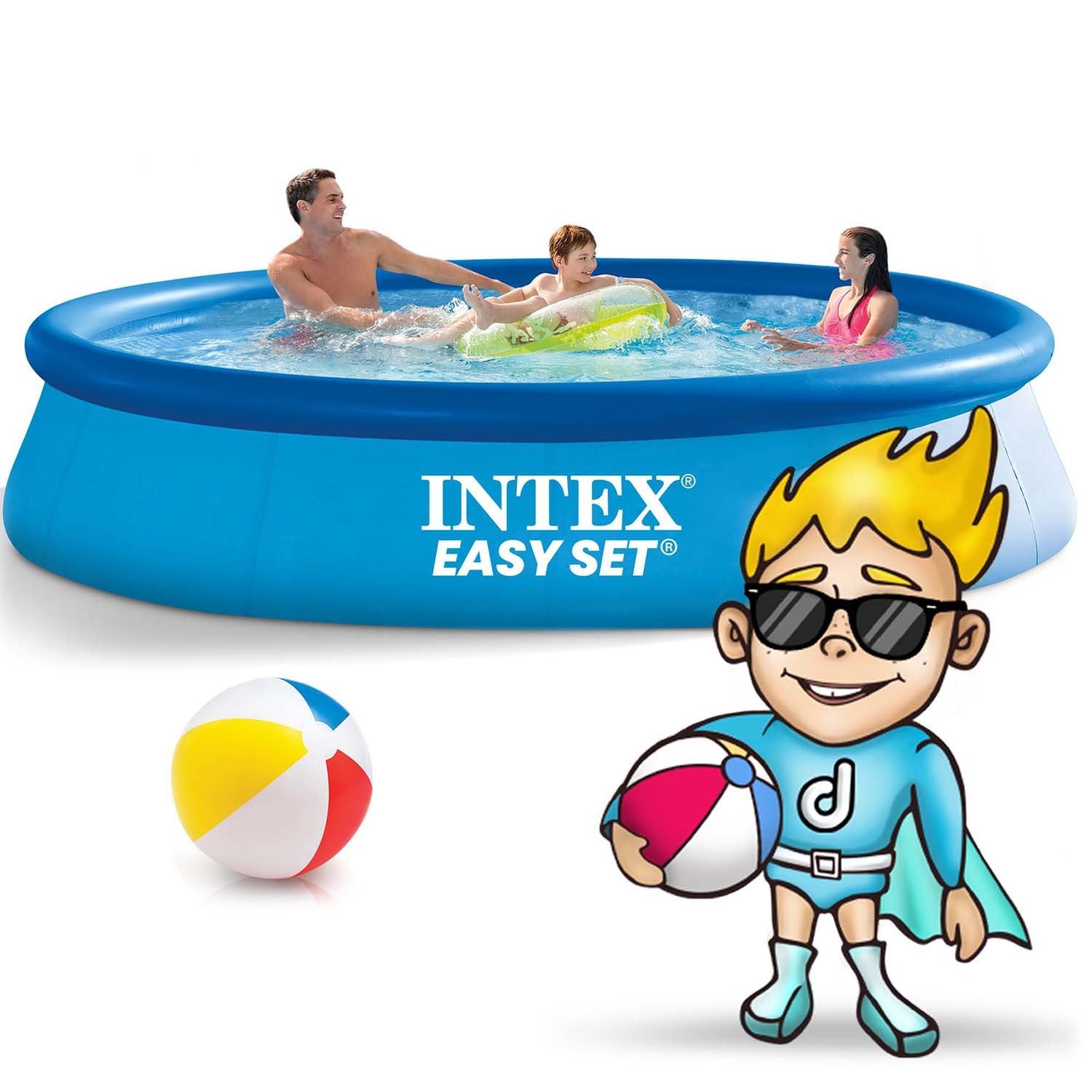 305 x 61 cm 6v1 sodas INTEX 28116