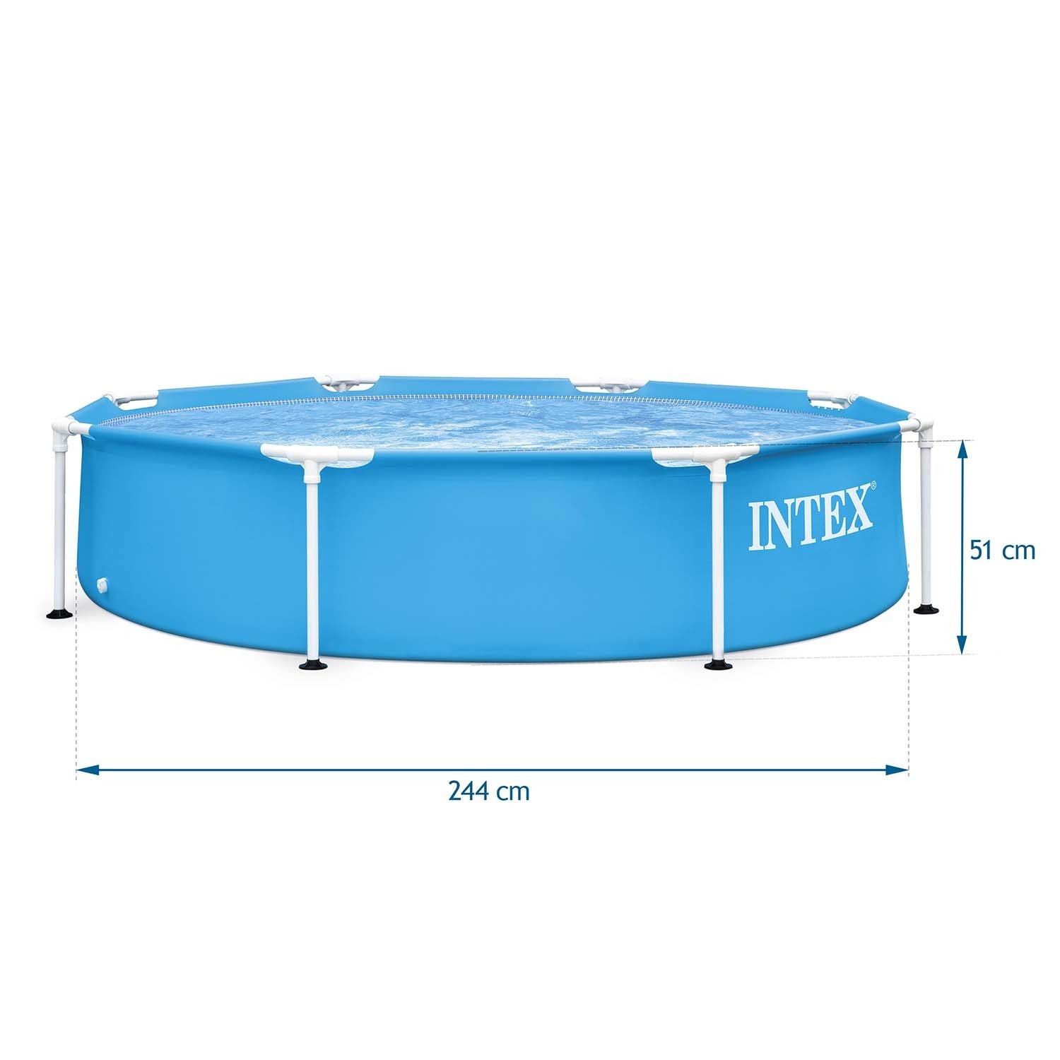 244 x 51 cm 5v1 INTEX 28205 karkasinis sodo baseinas