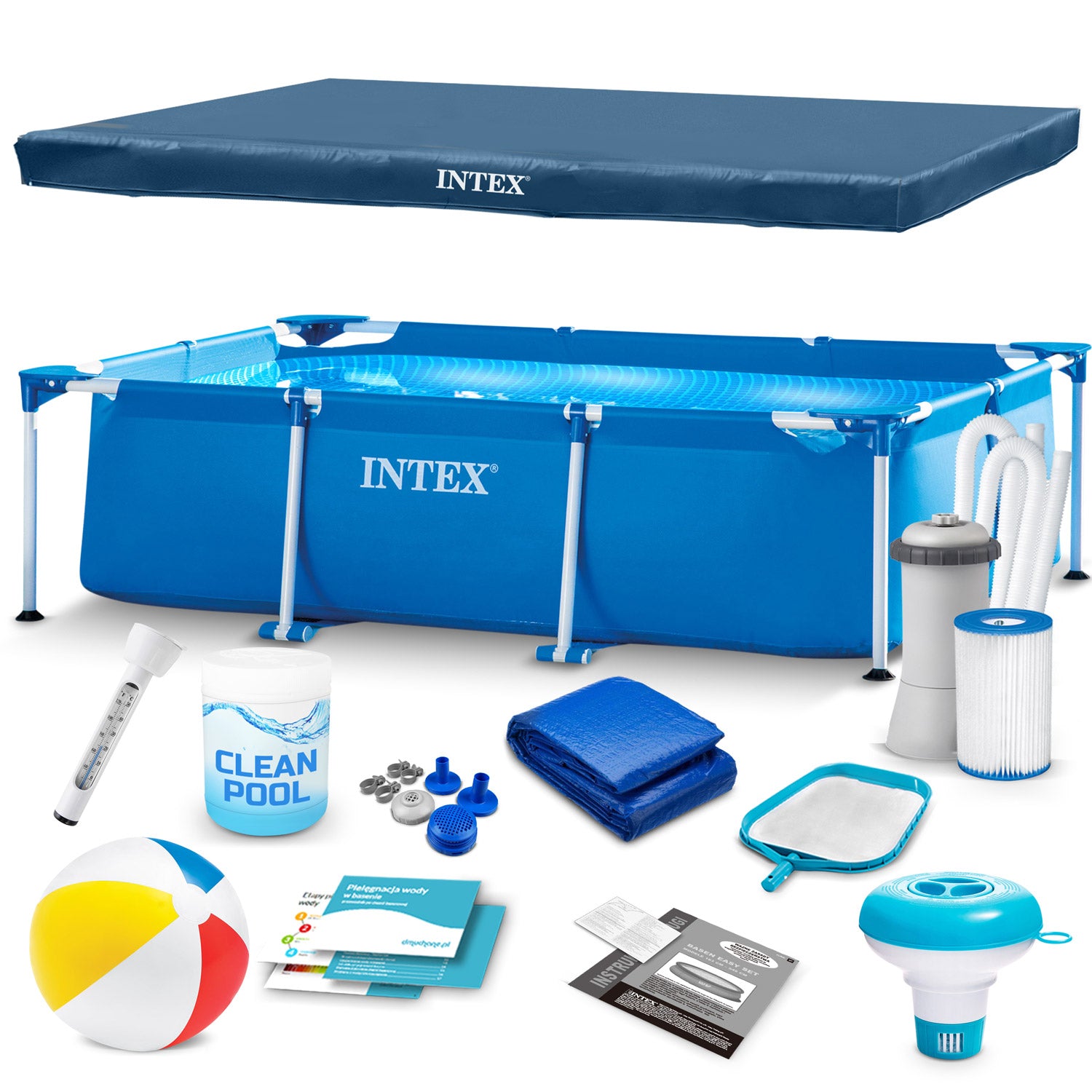 300 x 200 x 75 cm 15v1 karkasinis sodo baseinas INTEX 28272