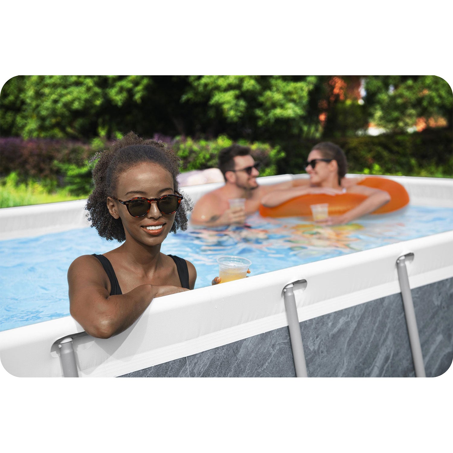 Bestway 56721 baseinas su stogu 404x201x100 cm (11w1)