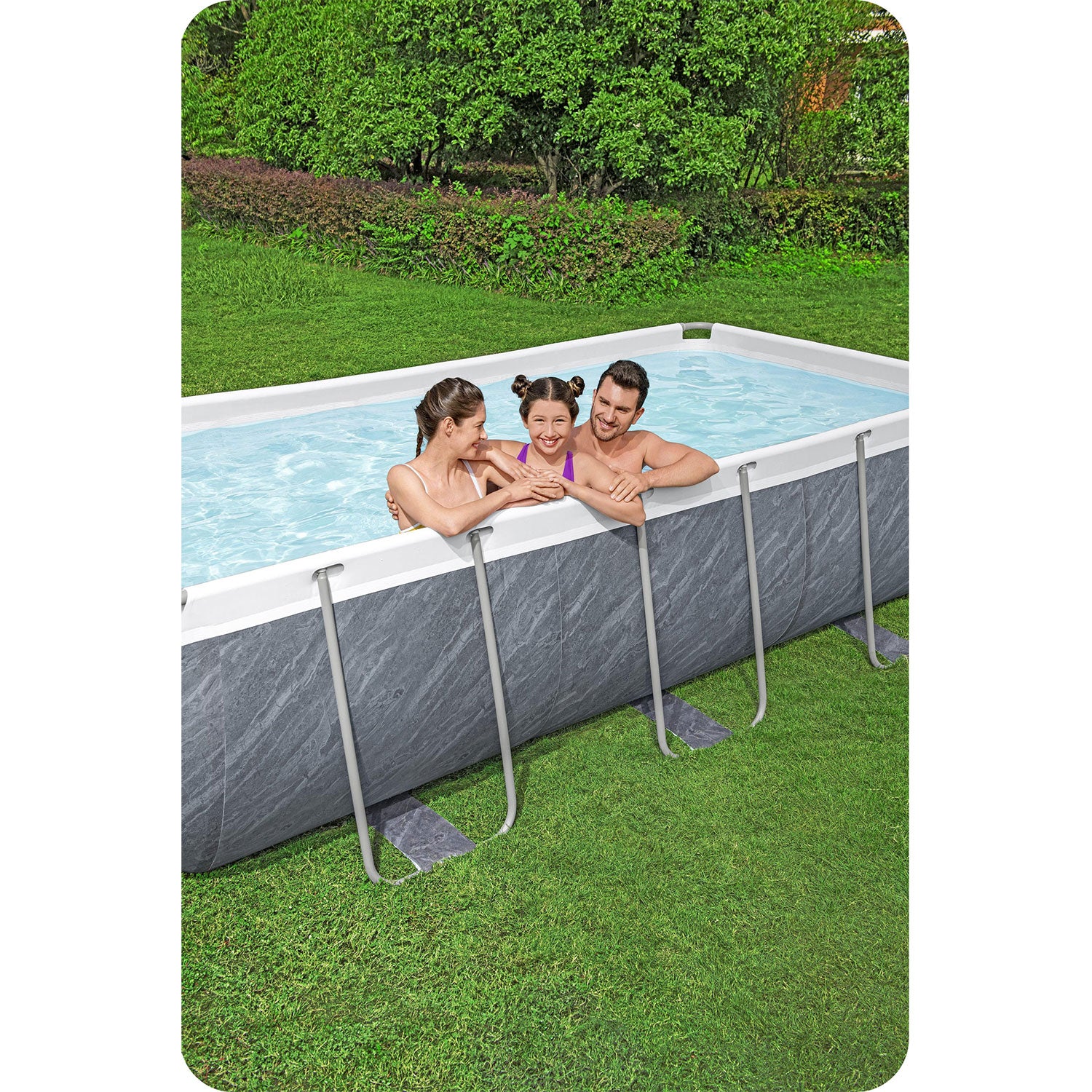 Bestway 56721 baseinas su stogu 404x201x100 cm (11w1)