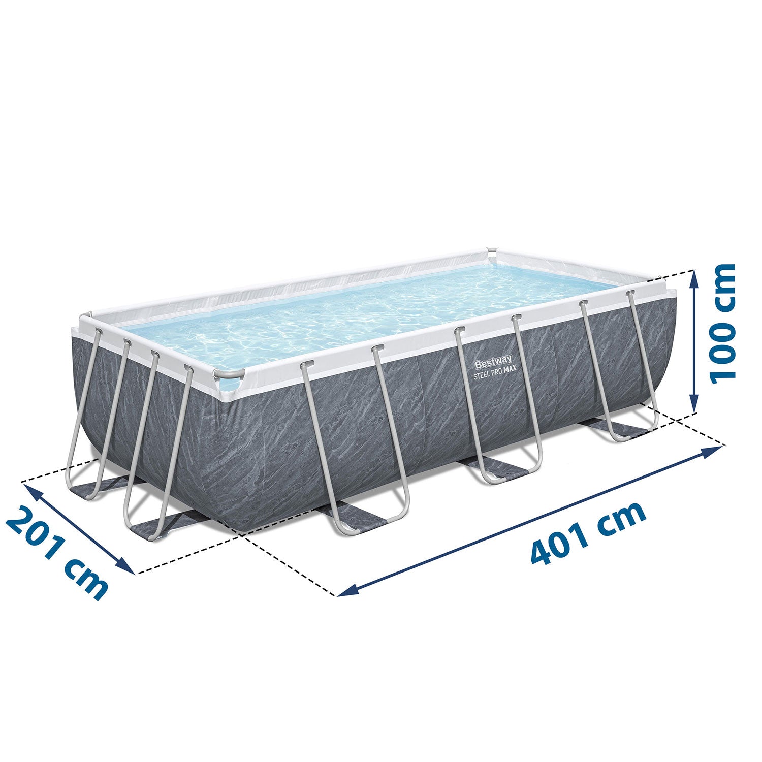 Bestway 56721 baseinas su stogu 404x201x100 cm (11w1)