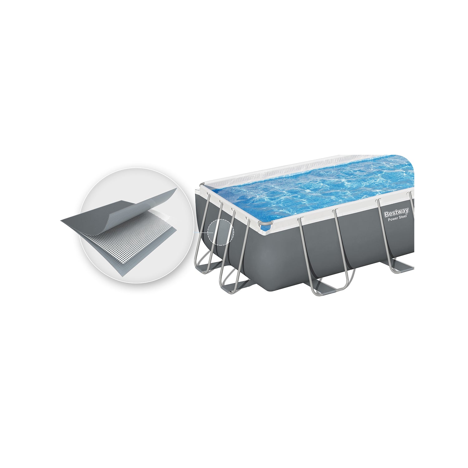 Bestway 56442 baseinas su stogu 404x201x100 cm (10w1)