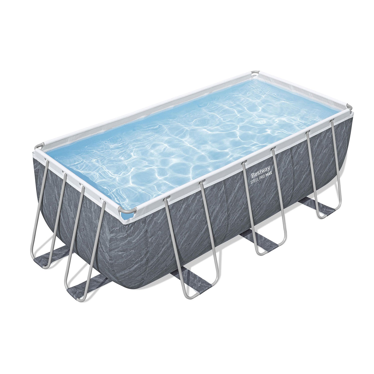 412 x 201 x 122 cm 11w1 Bestway 56722 stiklinis sodo baseinas