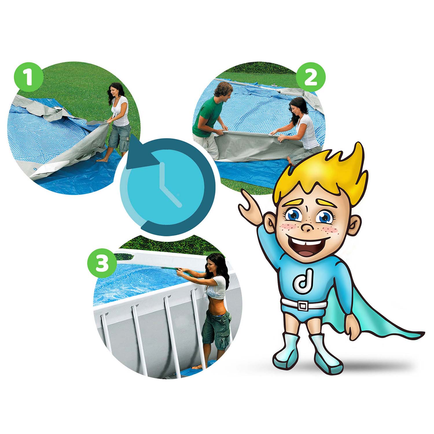 412x201x122 cm 17w1 Bestway 56456N stogo sodas