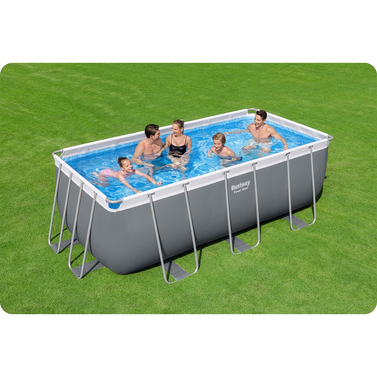 412x201x122 cm 17w1 Bestway 56457N stogų baseinas