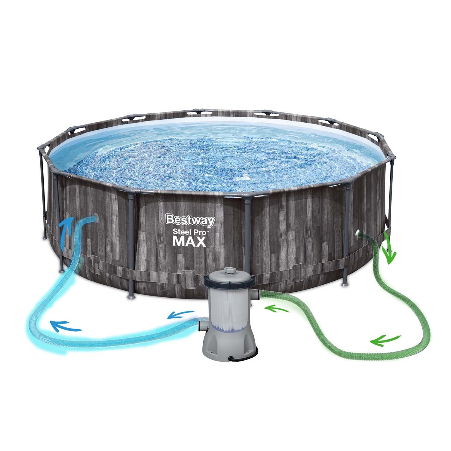 427 x 107 cm 17w1 Bestway 5614Z stogo baseinas