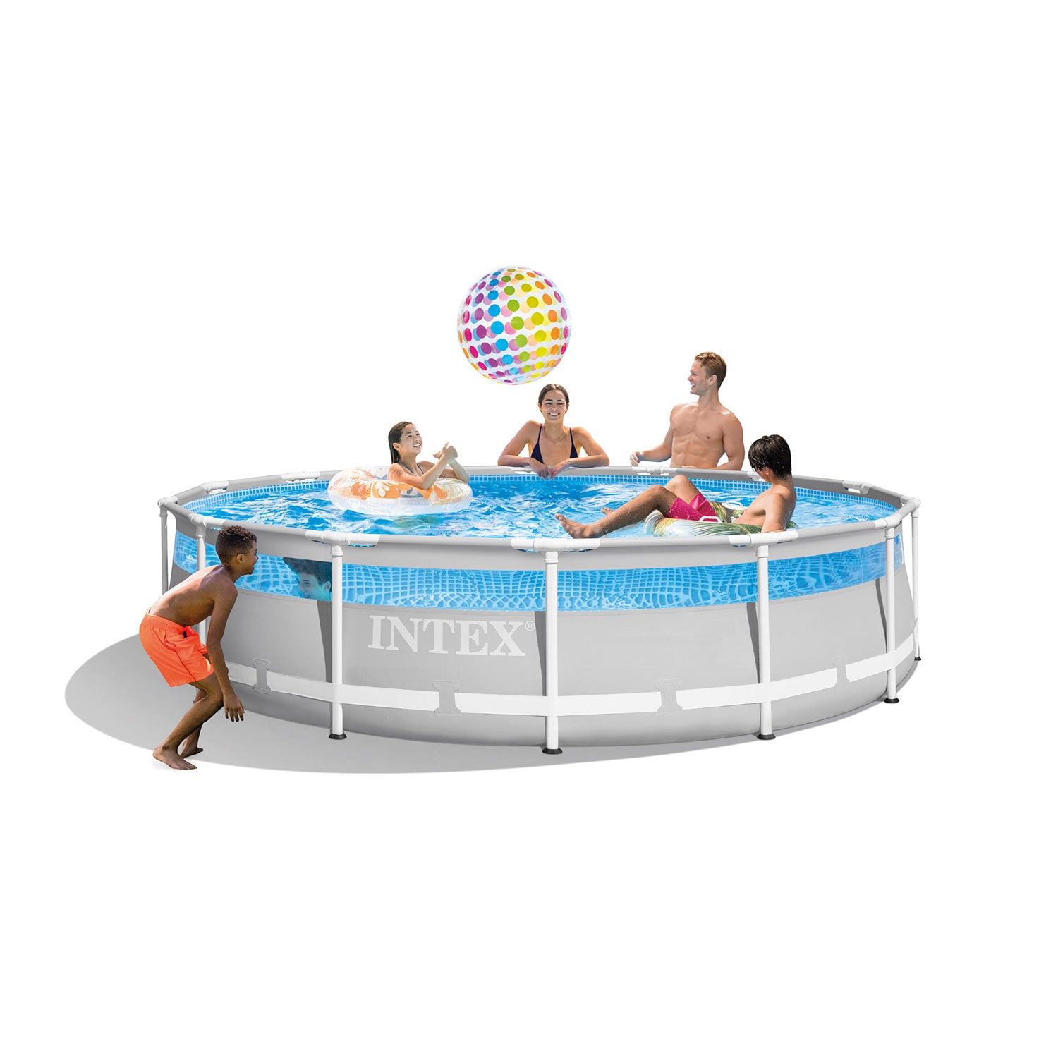 427 x 107 cm 12v1 stiklinis sodo baseinas INTEX 26722