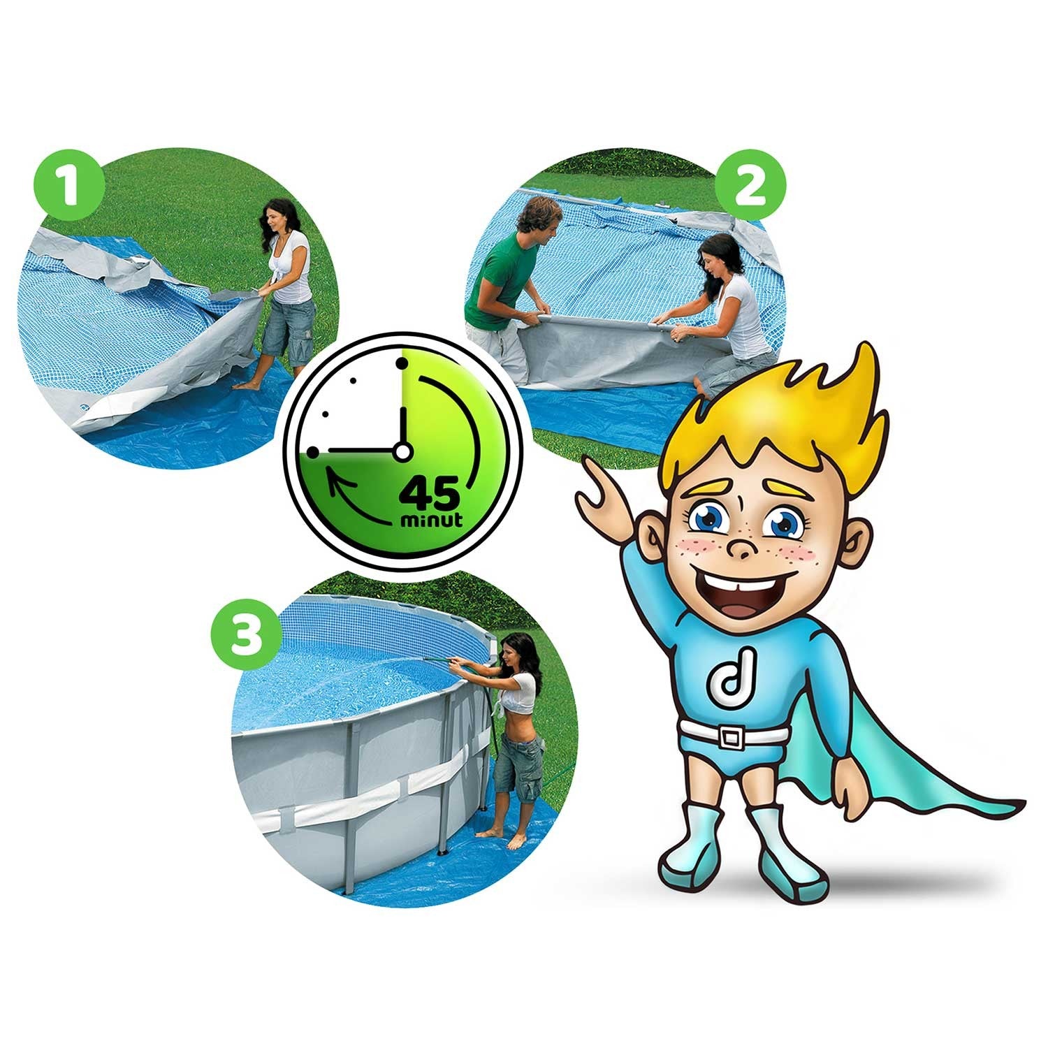 488 x 122 cm 21v1 INTEX 26746 karkasinis sodo baseinas