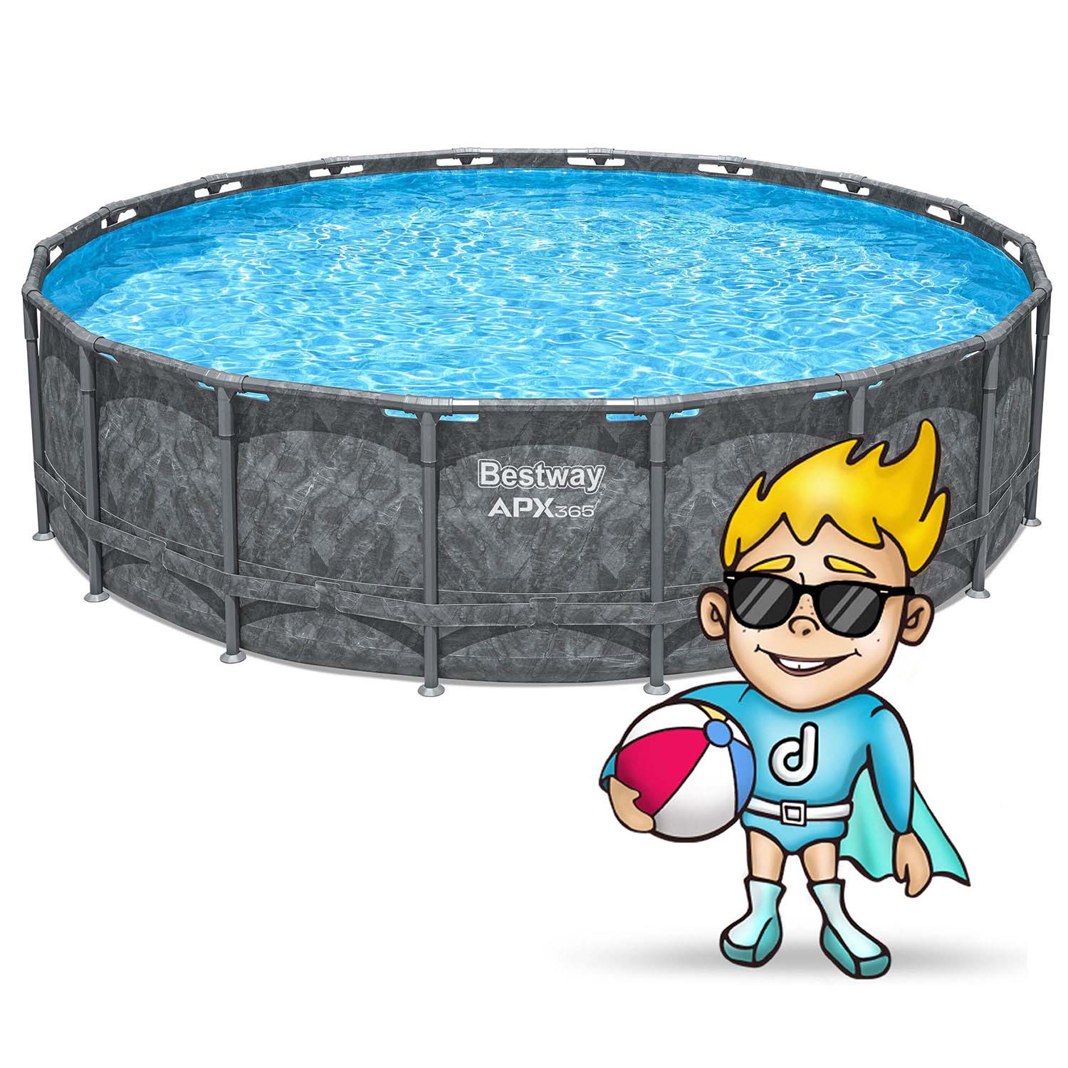 549 x 132 cm 11w1 Bestway 561KC stogo baseinas