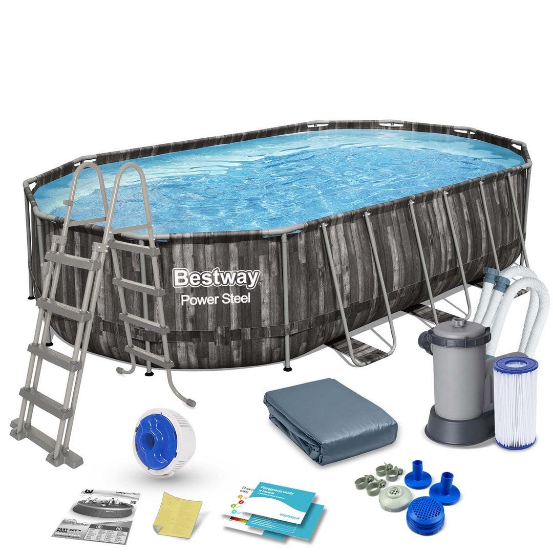 610 x 366 x 122 cm 12v1 Bestway 5611R stogo baseinas