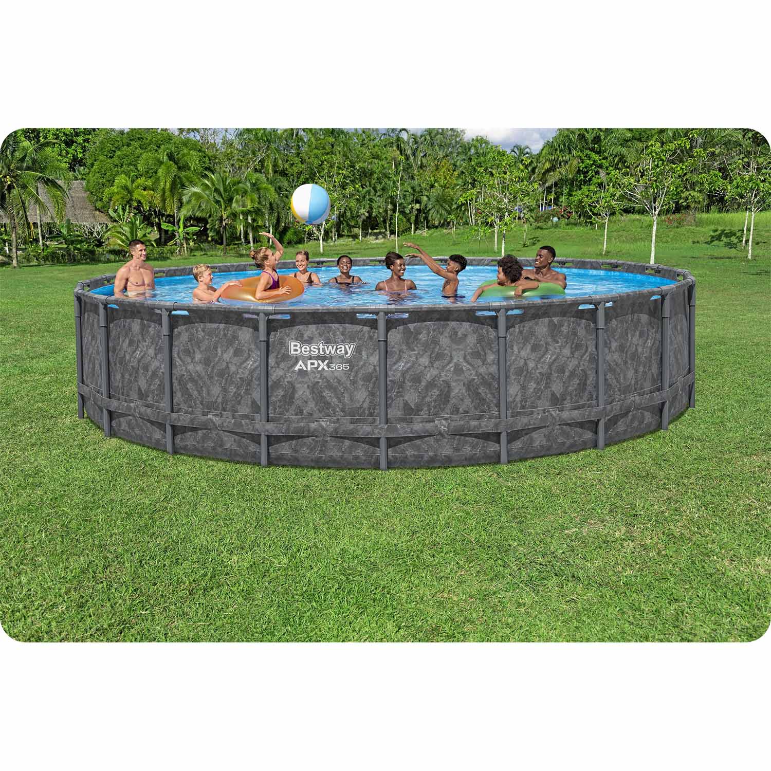 671 x 132 cm 11w1 Bestway 561JZ stogo baseinas