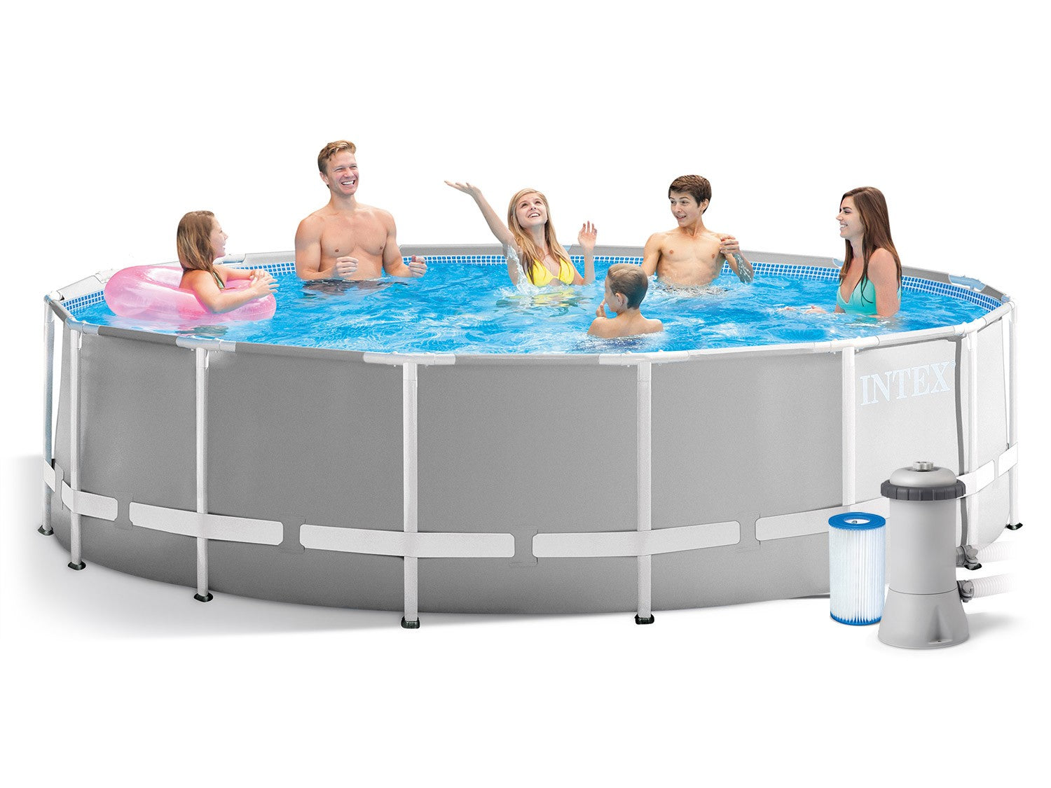 457 x 122 cm 17v1 INTEX 26726 karkasinis sodo baseinas