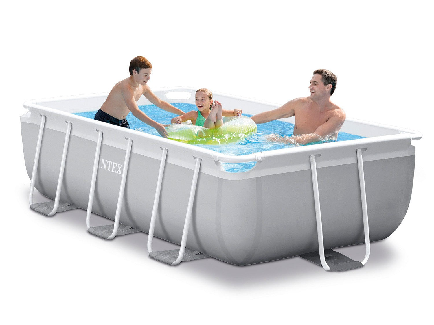 Prizmo rėmo sodinis baseinas 300 x 175 x 80 cm 4v1 INTEX 26784