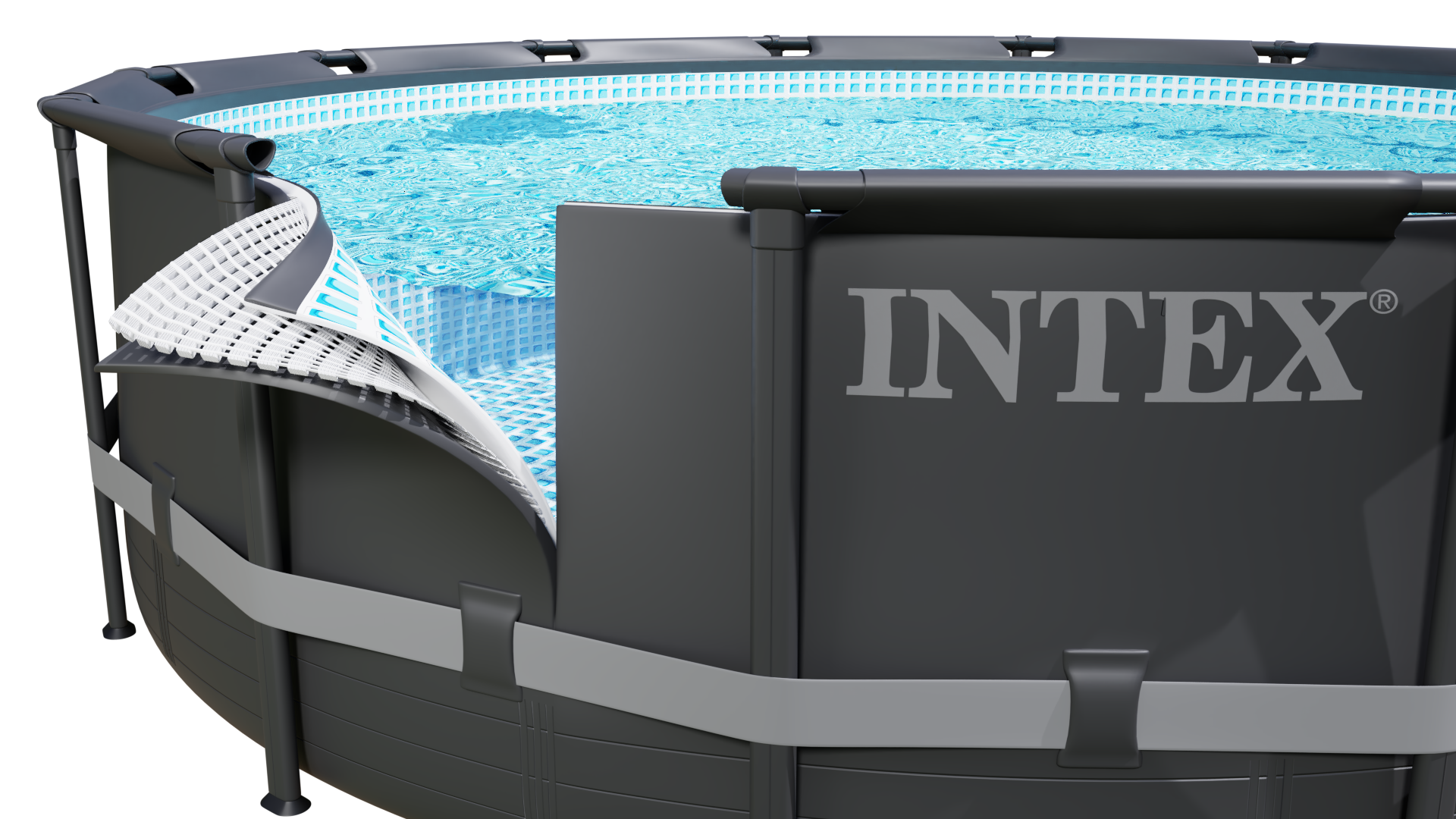 610 x 122 cm 12v1 karkasinis sodo baseinas INTEX 26334